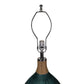 D16x28.5' Glass Table Lamp