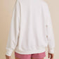 Daisy - All American Embroidered Crewneck Sweatshirt