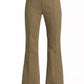 Atm - Cotton Blend Twill Flare Pants