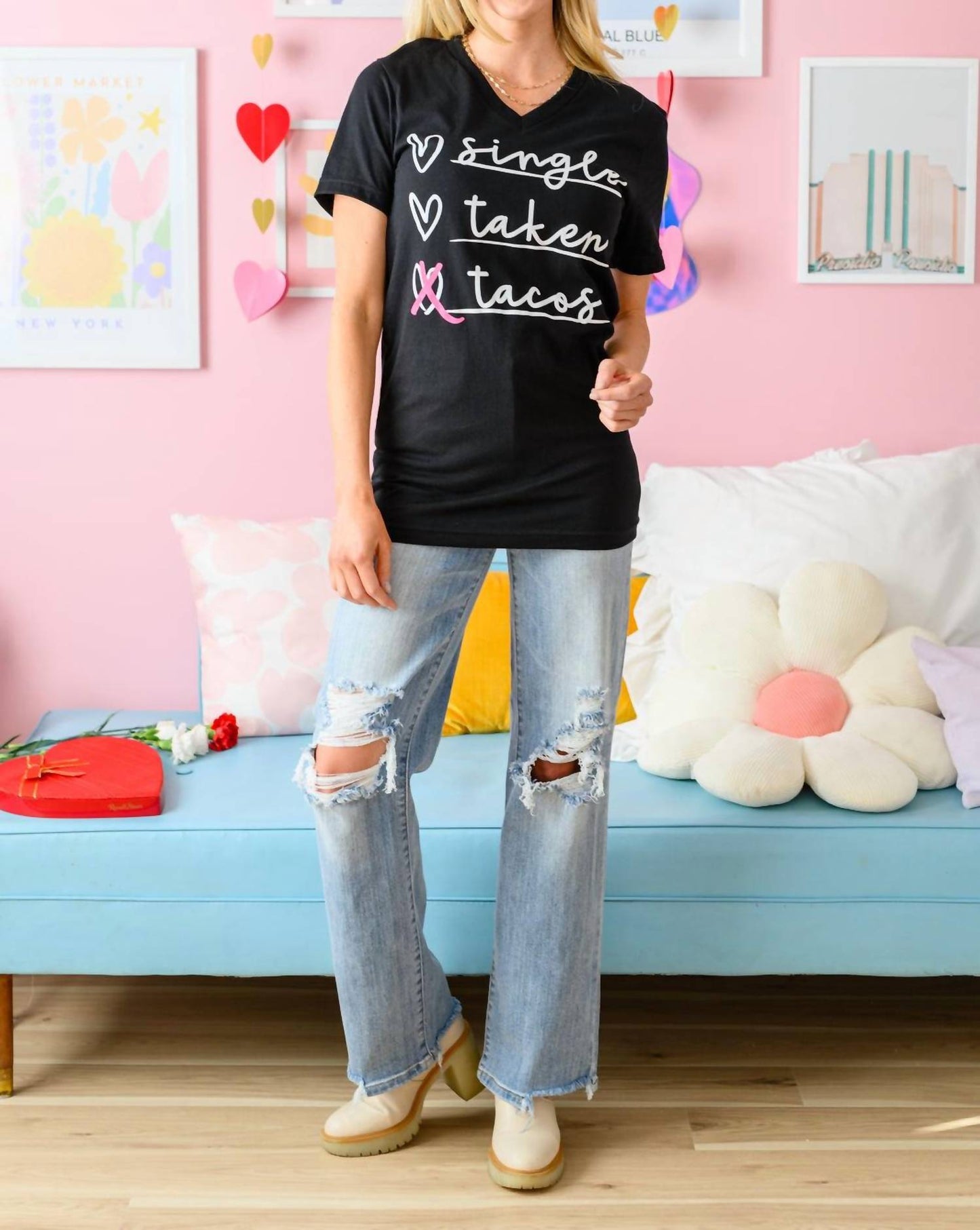 143 Story - Love & Tacos Tee