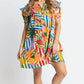 Karlie - Tropical Island Fruit Stitch Peter Pan Dress