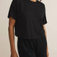 Z Supply - Sway Textured Cropped Short Sleeve Tee