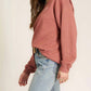 Project Social T - Giddy Up Embroidered Cut Crew Sweatshirt