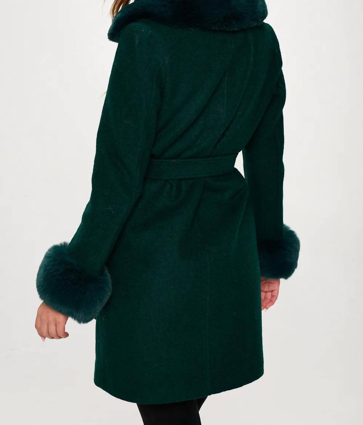 Coalition La - Vegan Wool Faux Fur Coat