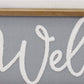 Paris Loft - Welcome Wood Framed Wall Hanging Sign