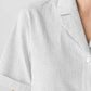 Eileen Fisher - White Notch Collar Shirt