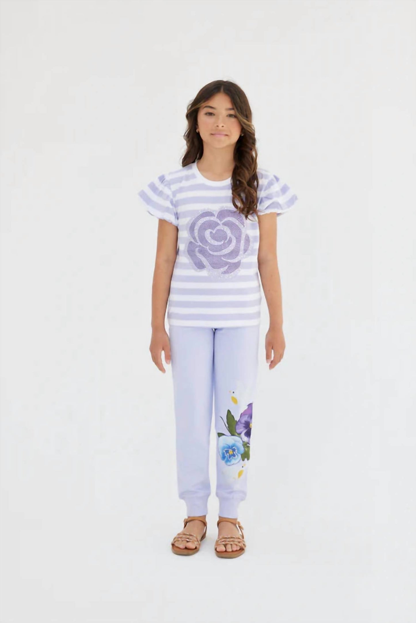 Sasha+Z - Sequins Rose Top