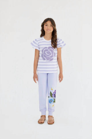 Sasha+Z - Sequins Rose Top