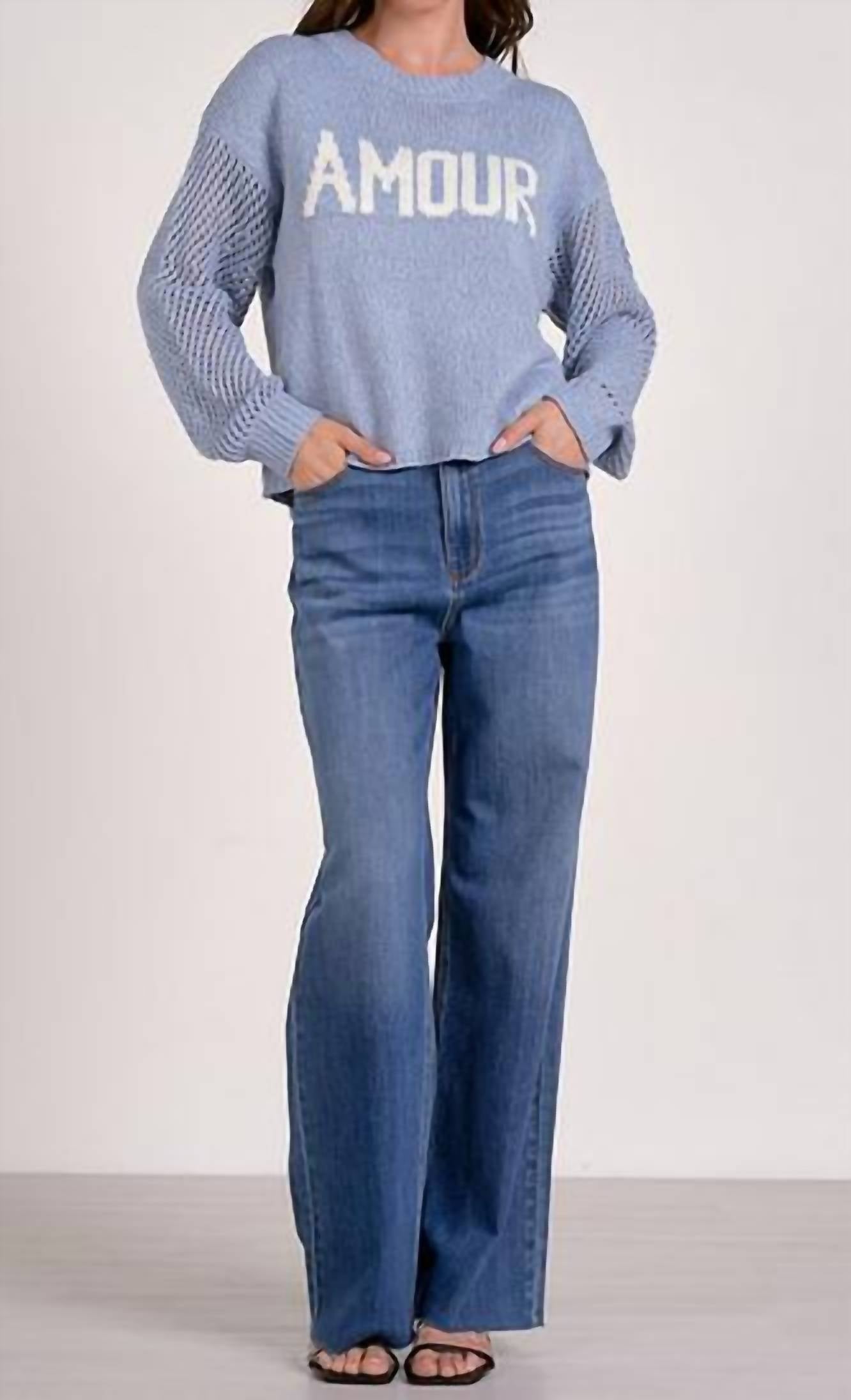 Elan - Amour Mesh Sweater