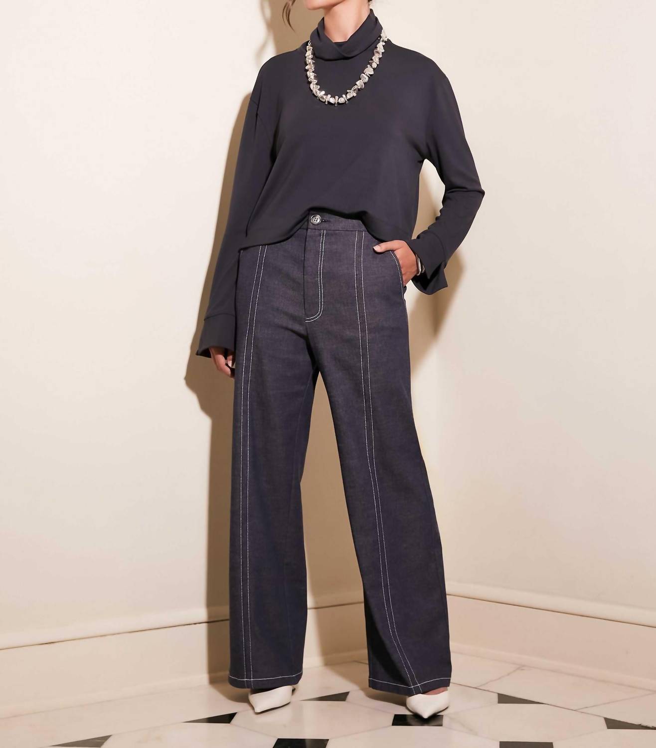 Fifteen Twenty - Miles Wide-leg Trouser Pants