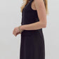 Entro - Solid Sleeveless Mini Dress