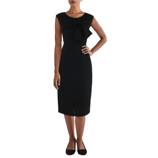 Gracia - Bow Tweed Cocktail Dress