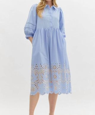 Entro - Feeling Elegant Eyelet Dress