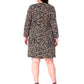 Cora Jacket in Leo Brown (Curve) Brown Size 3L