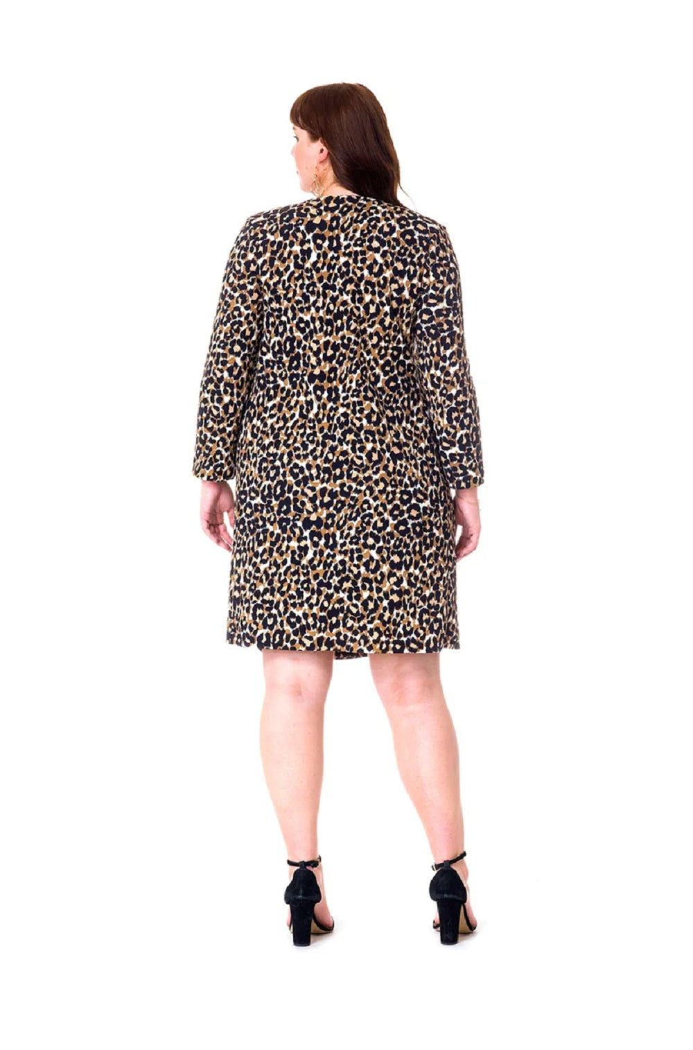 Cora Jacket in Leo Brown (Curve) Brown