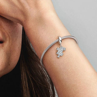 Pandora - Sparkling Puzzle Piece Charm