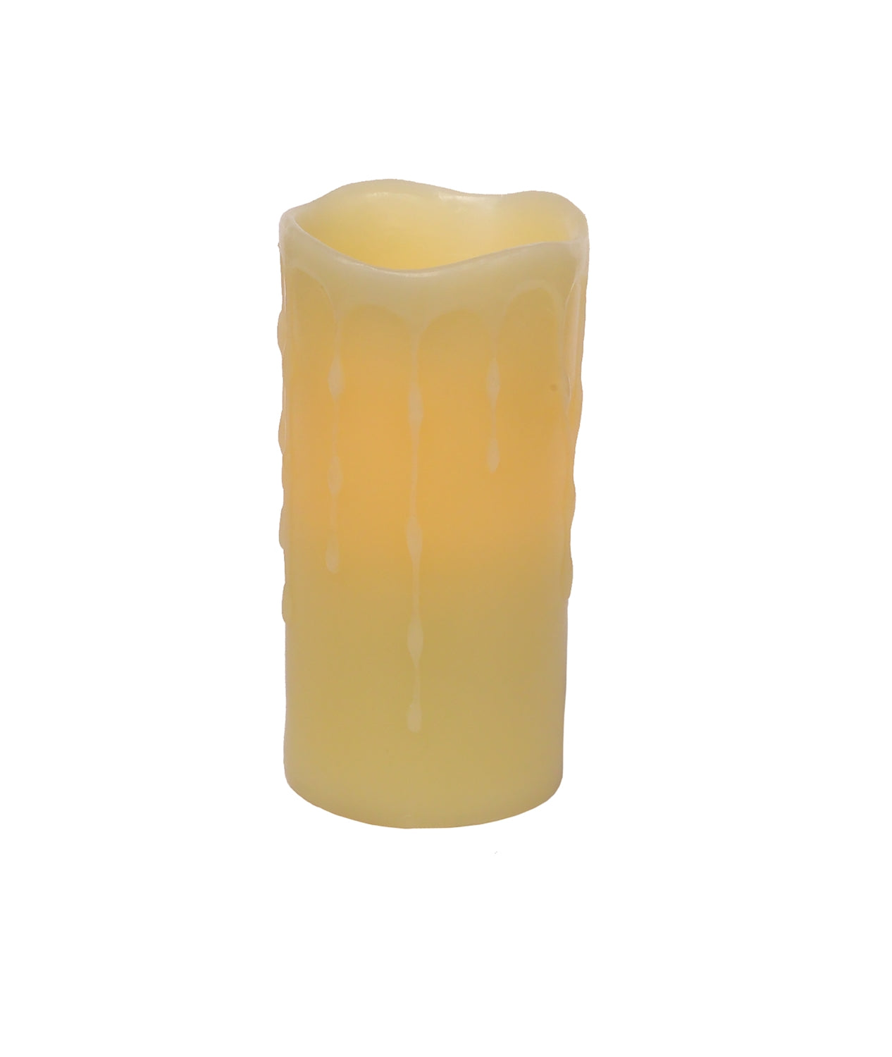 LED Dripping Wax Pillar Candles (Set of 4)