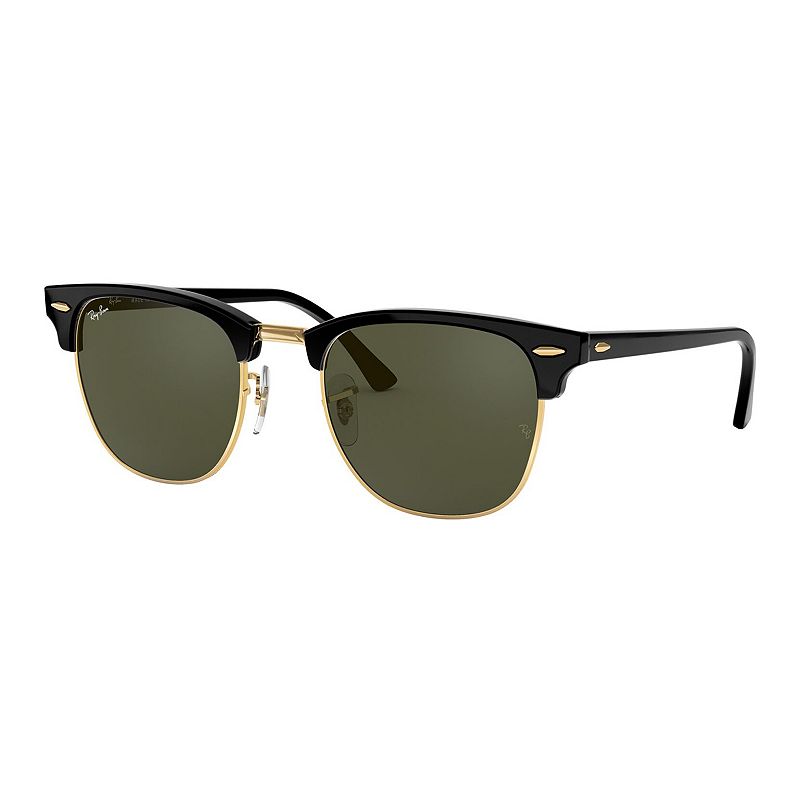 RayBan Mens Clubmaster Black Sunglasses