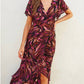 Dress Forum - Lights Out Wrap Midi Dress
