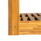 TOPMAX Patio Wooden Twin Size Porch Swing Daybed Frame