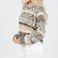 Oui - Women's Animal Print Sweater