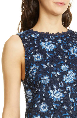 Alice + Olivia - Clyde Floral Embroidery Lace Mini Dress