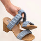 Corkys Footwear - Women's Tropic Like It's Hot Rouched Strap Heel