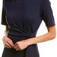 Gracia - Crepe Knee-length Wrap Dress