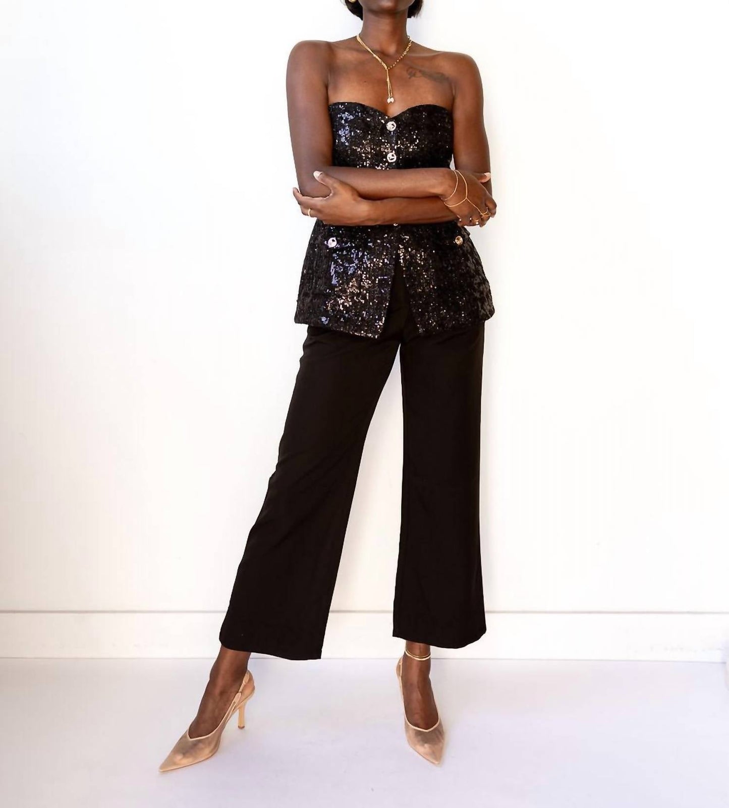 Astr - milani sequin top 2.0