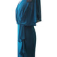 Joseph Ribkoff - Split Sleeve Side Ruffle Chiff Dress