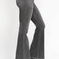 Judy Blue - Full Size Midi Rise Tummy Control Release Hem Flare Jeans