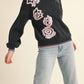 &Merci - Abigail Flower Detail Sweater