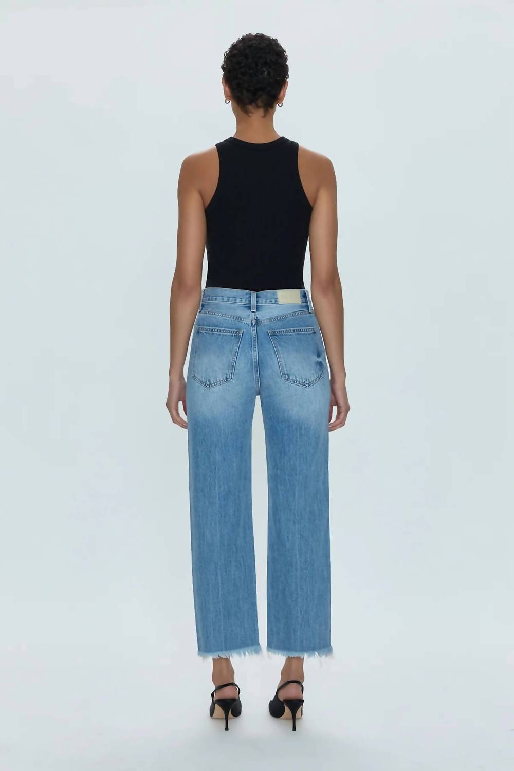 Pistola - Cassie Crop Super High Rise Straight Jeans