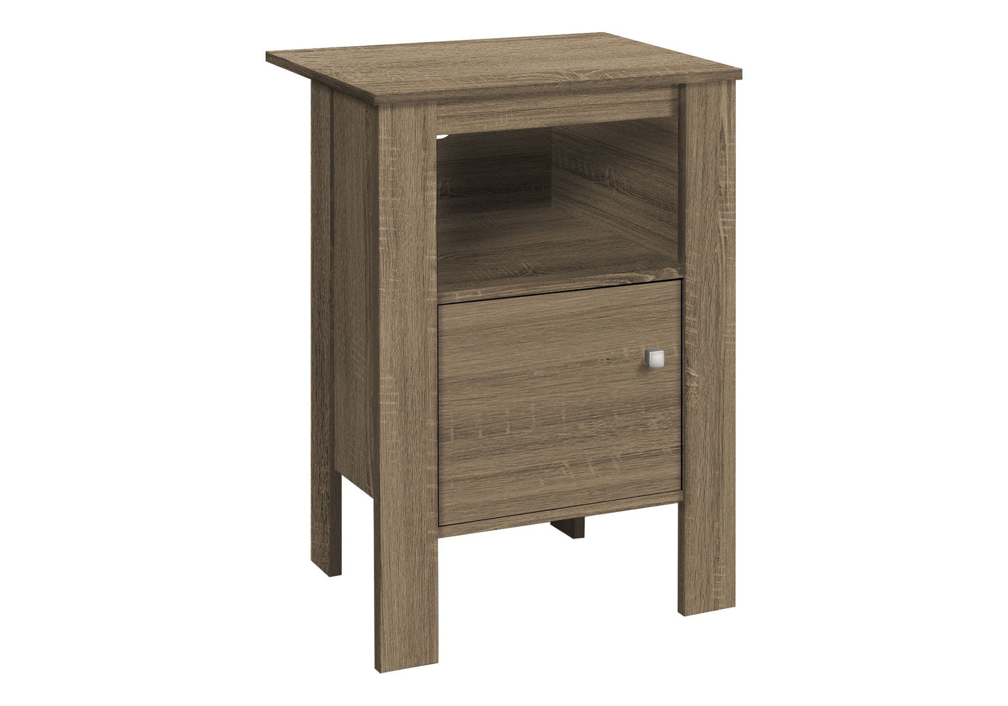 Accent Nightstands with Storage and Transitional Style