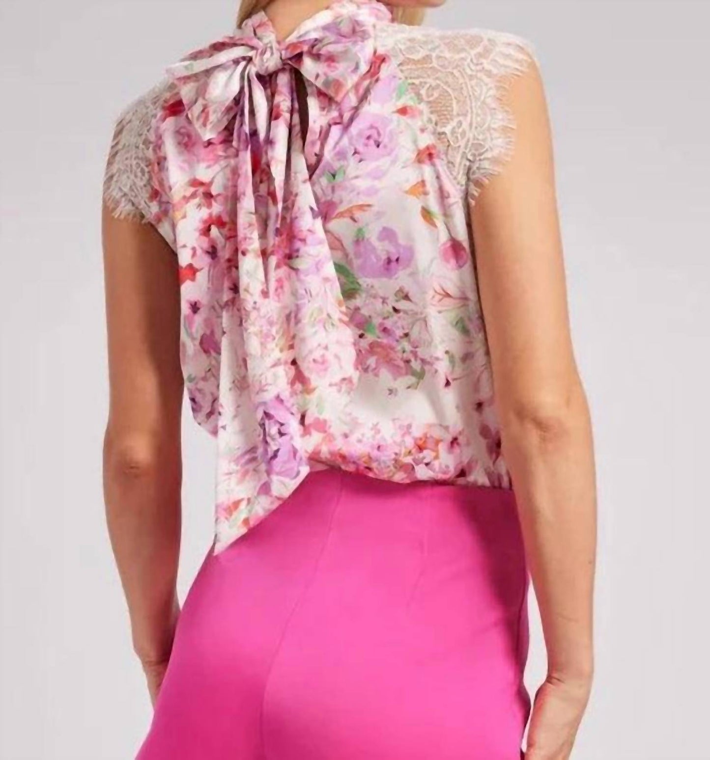 Generation Love - floral silky halter top