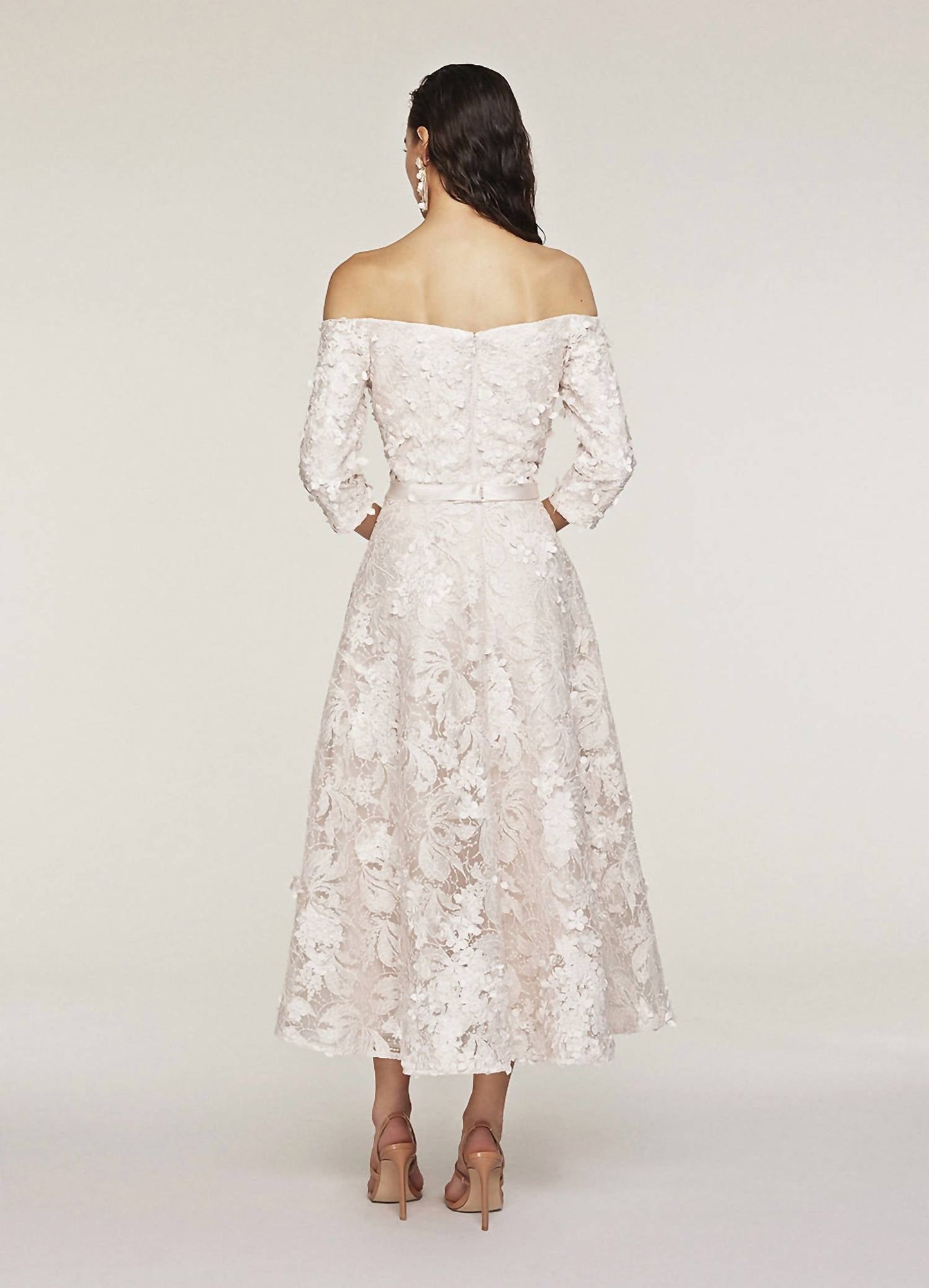 Frascara - Off Shoulder Midi Dress