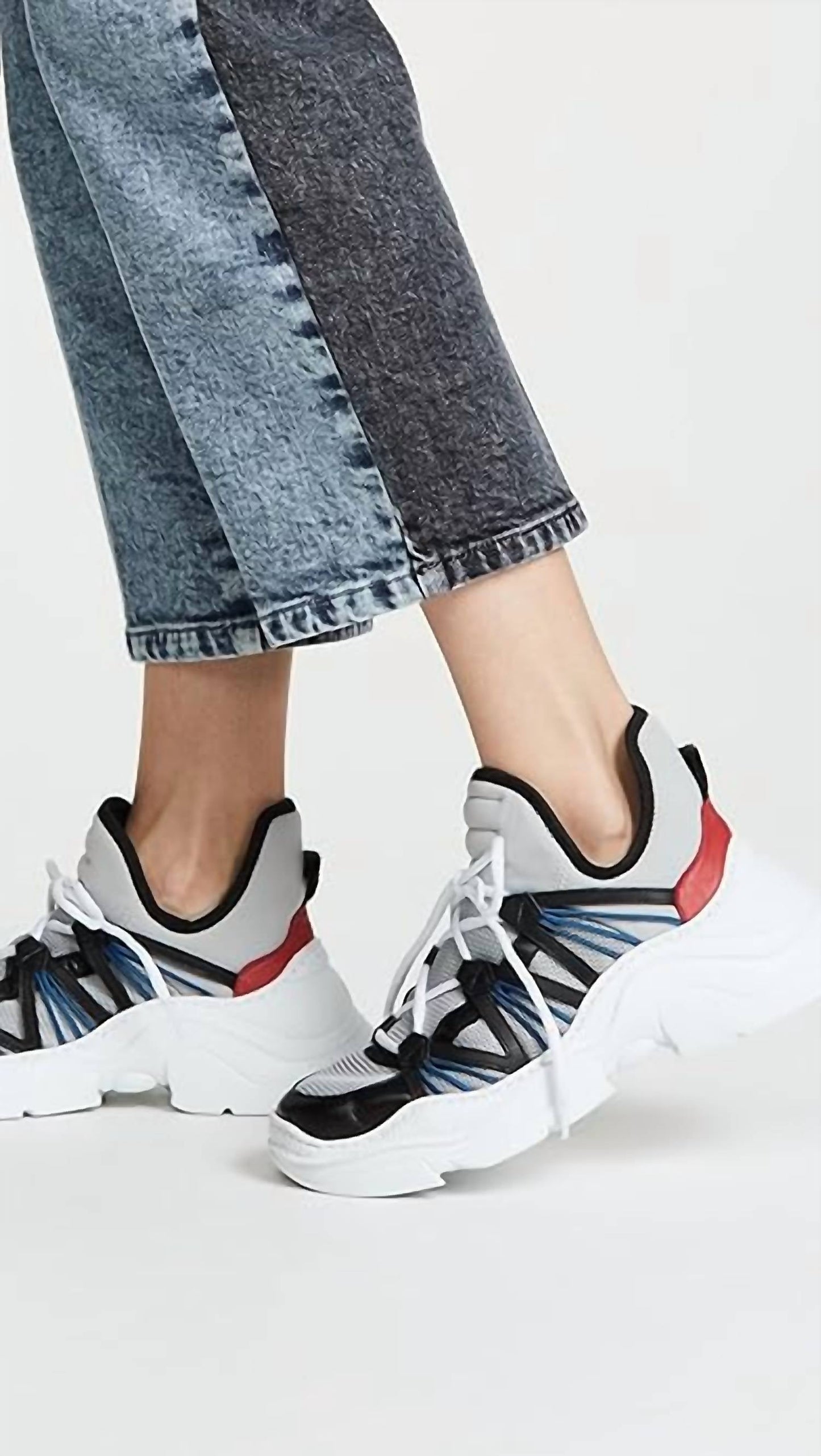 Schutz - Women's Lace-up Boyfriend Chunky Sneakers