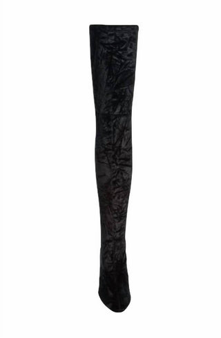 Stuart Weitzman - Women's Vidaland Stretch Crushed Velvet Boots