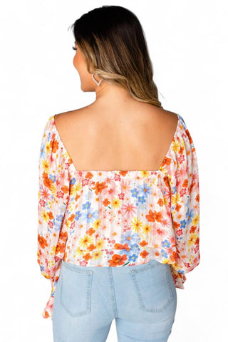 Buddylove - FLORA FLOWY CROPPED TOP