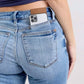 Judy Blue - Mid Rise Vintage Wash Slim Jeans