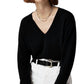 J.Crew - Cashmere Shrunken V-neck Sweater