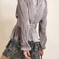 143 Story - Pleated Peplum Blouse