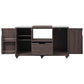 K&K 66.5' Outdoor Kitchen Island for Big Green Egg Grills