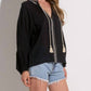 Elan - Boho Babe Tassle Top