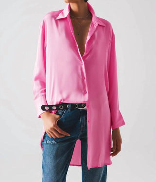 Q2 - Satin Long Sleeve Shirt