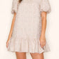 B.Right - Graceful Puff Sleeve Ruffle Dress
