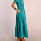 Molly Bracken - Short Sleeve Tiered Maxi Dress