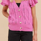 Jodifl - Halsey Knit Ruffly Sleeve Cardigan