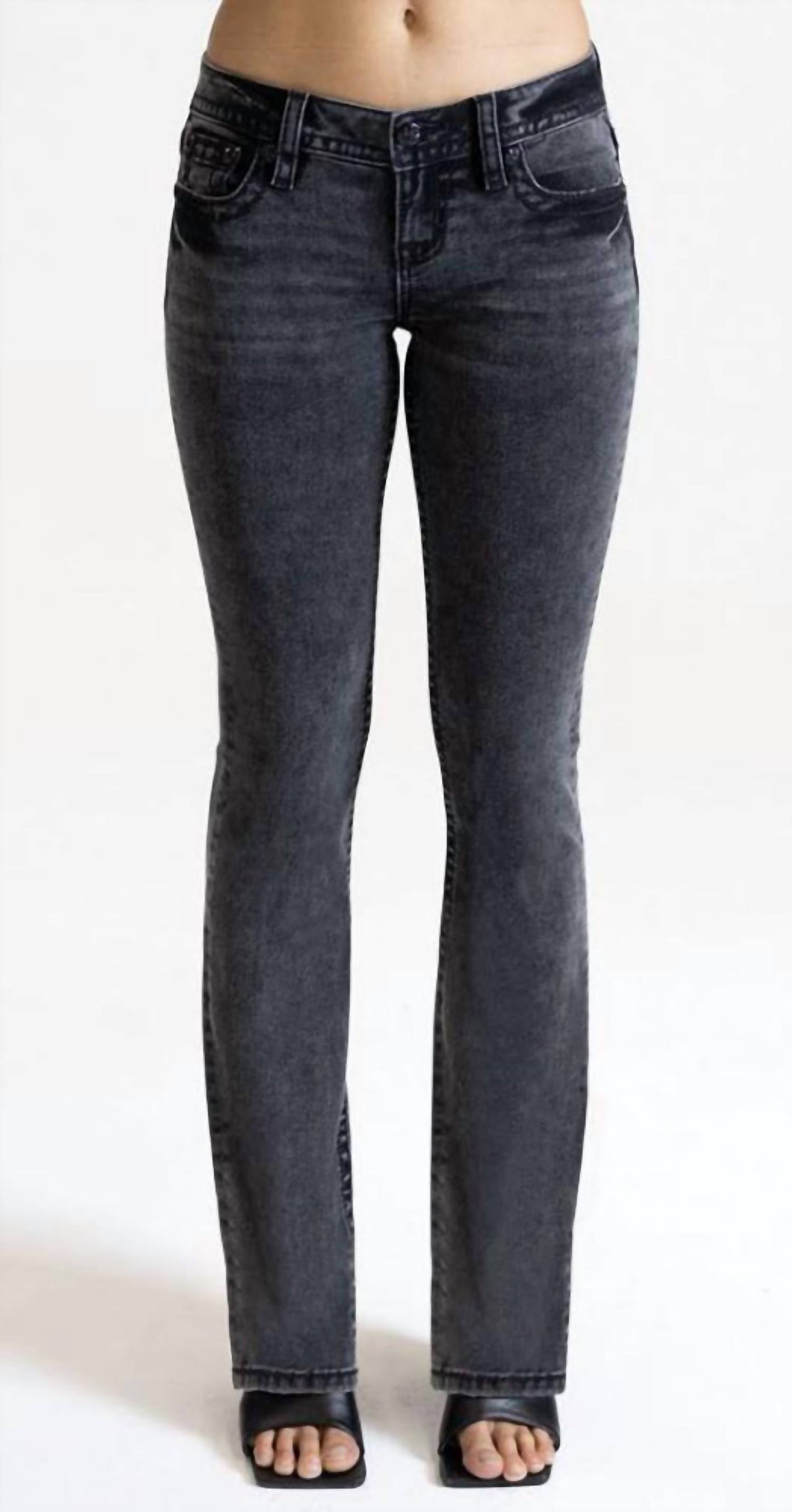 Miss Me - Women's Low-rise Boot Cut Jeans