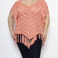 Endless Curves - Plus Size Crochet Fringe Top